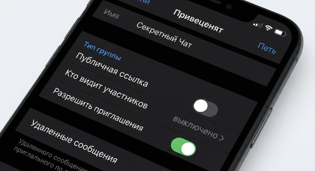 Секретный чат в телеграм