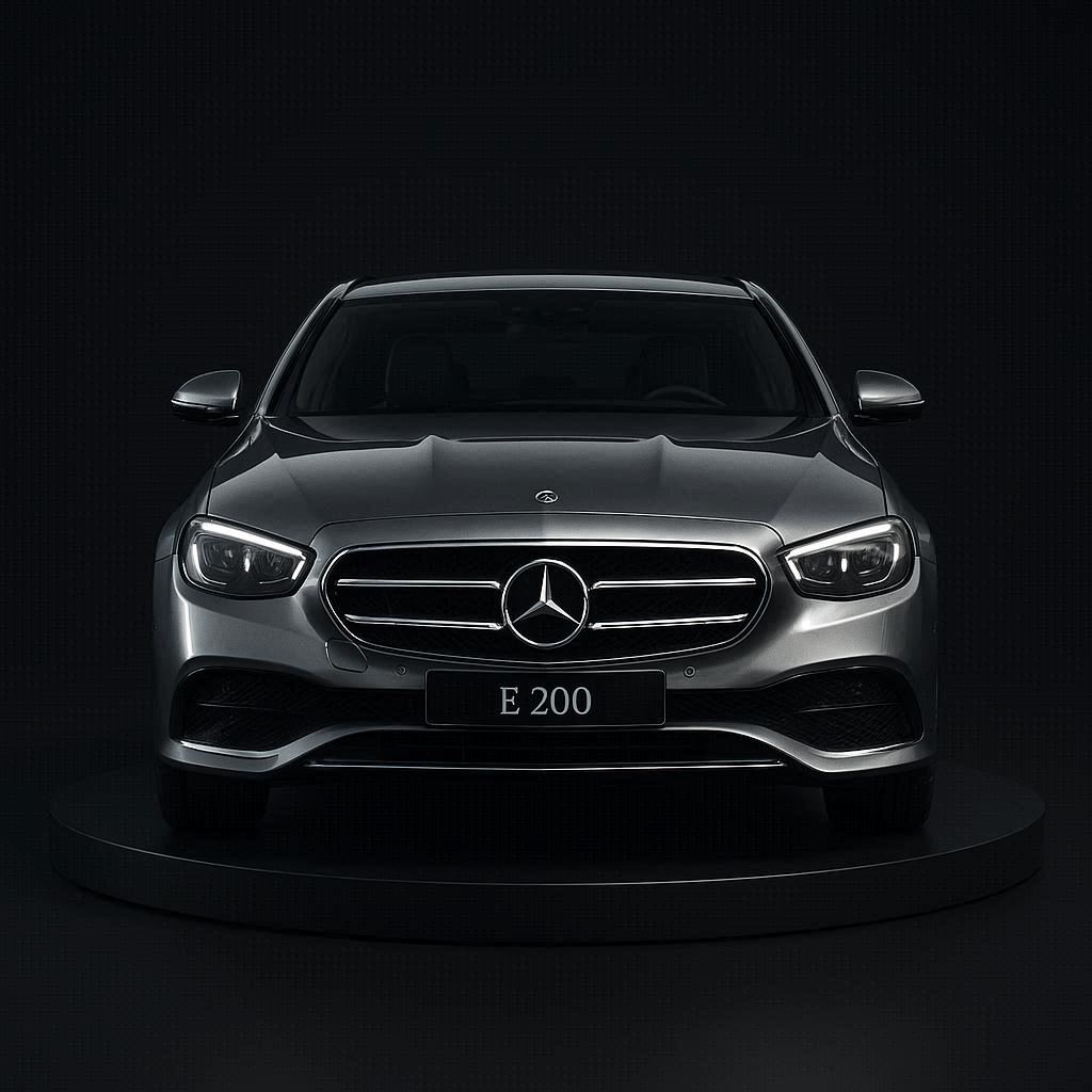 Розыгрыш автомобиля Mercedes Benz E200 10 стикеров